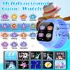 Waterproof Smart Watch for Kids 3-12 Years Old Boys Toys with 26 Games, Video Camera, Pedometer, Music Player, Alarm Clock, Flashlight, HD Touchscreen Toddler Watches Girls Birthdays Gifts (Blue) view 2
