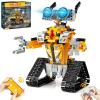 Sillbird Bundle - 2 Items STEM 15-in-1 Solar Robots Toys for Boys Age 8-13, Remote & App Controlled Wall Robot Building kit view 4
