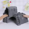 QIXIAMO Kids for Grey Double Tunnel Track for Boys/Girls Birthday Gifts for Small Train for Creative Relieve Boredom view 3