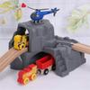 QIXIAMO Kids for Grey Double Tunnel Track for Boys/Girls Birthday Gifts for Small Train for Creative Relieve Boredom view 4
