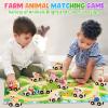 Montessori Wooden Train Toy for 1 2 3 Years Old Toddlers | 12 Magnetic Animals Train Kids Box, STEM Educational Toy with Game Map | 1st 2nd Birthday for Boys Girls view 2
