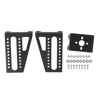 MUNEFE Aluminium Motor Mounting Stand, RC Airplane Electric Motor Mount, Universal Motor Bracket for Airplane RC Model Accessory(Small)