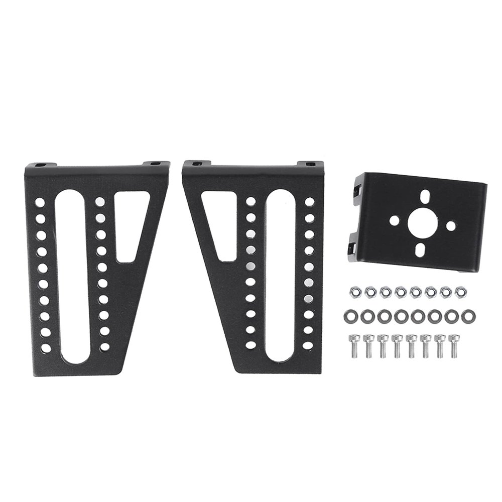 MUNEFE Aluminium Motor Mounting Stand, RC Airplane Electric Motor Mount, Universal Motor Bracket for Airplane RC Model Accessory(Small)