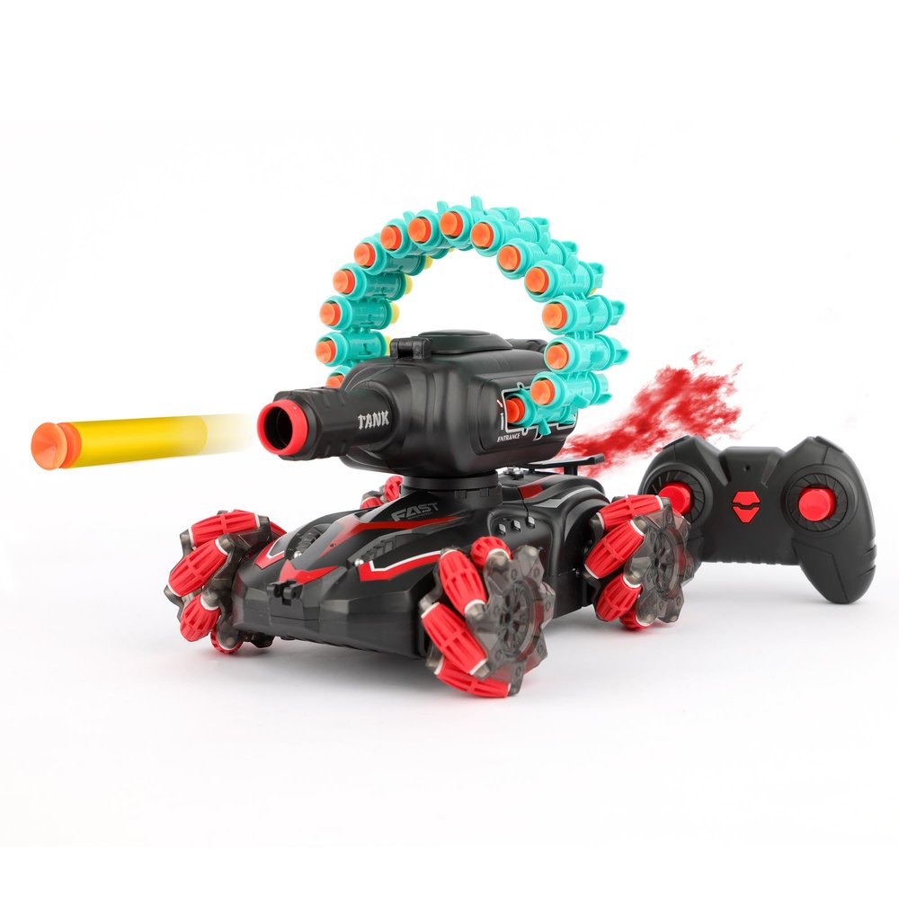 Tankist - Ultimate Battle RC Tank with Dart Launcher - Remote Control Tank Shooting Foam Darts - 50ft Range, 2.4GHz for Kids Age 8-12