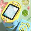 1000X Mini Microscope for Kids Adults, Handheld Digital Microscope with 2 LCD Screen, Portable Handheld Microscope with 6 Microscope Slides, Mini Microscope for Student view 2