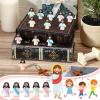 Bememo 12 Pcs Little Jesus Love You Figure Original Rubber Easter to Hide and Seek March for Jesus Religious Party Favors Sunday School Baptism Easter Gifts(Macaron Colors) view 3