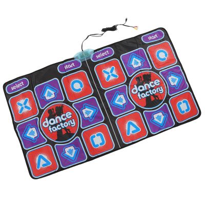 Keenso Electronic Dance Mat, Dance Floor Pad 2 Player Pad Floor Games AV Interface Remote Control High Sensitivity TV Birthday Gifts Ideas