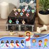 Bememo 12 Pcs Little Jesus Love You Figure Original Rubber Easter to Hide and Seek March for Jesus Religious Party Favors Sunday School Baptism Easter Gifts(Rainbow Colors) view 3