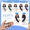 Bememo 12 Pcs Little Jesus Love You Figure Original Rubber Easter to Hide and Seek March for Jesus Religious Party Favors Sunday School Baptism Easter Gifts(Retro Color) view 2