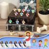Bememo 12 Pcs Little Jesus Love You Figure Original Rubber Easter to Hide and Seek March for Jesus Religious Party Favors Sunday School Baptism Easter Gifts(Retro Color) view 3