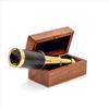 Beautiful Handcrafted Handheld Brass Telescope with Rosewood Box view 1