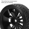 4PCS 1/10 Drift Car Tires Hard Tyre, Smooth Effect Rubber RC Wheels and Tires for TT02 On Road Drifting Car view 3