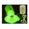 Alien Slime with Alien Figure Glow in the Dark 60g Slime in Tin 24 Pieces in Display view 2