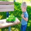 Jack Rabbit Creations- Magnetic Safari Eco Rover Truck- 8 Piece Wooden Playset- Includes Lion, Alligator, Zebra, Giraffe, Elephant and Park Rangers- Motor Skills Toy- Toddlers 3+ view 3
