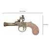 1798 English Flintlock Pistol Replica  Foam Construction, Decorative and Safe for Reenactments, Cosplay, Halloween view 2