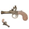 1798 English Flintlock Pistol Replica  Foam Construction, Decorative and Safe for Reenactments, Cosplay, Halloween view 3