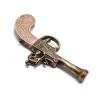 1798 English Flintlock Pistol Replica  Foam Construction, Decorative and Safe for Reenactments, Cosplay, Halloween view 4