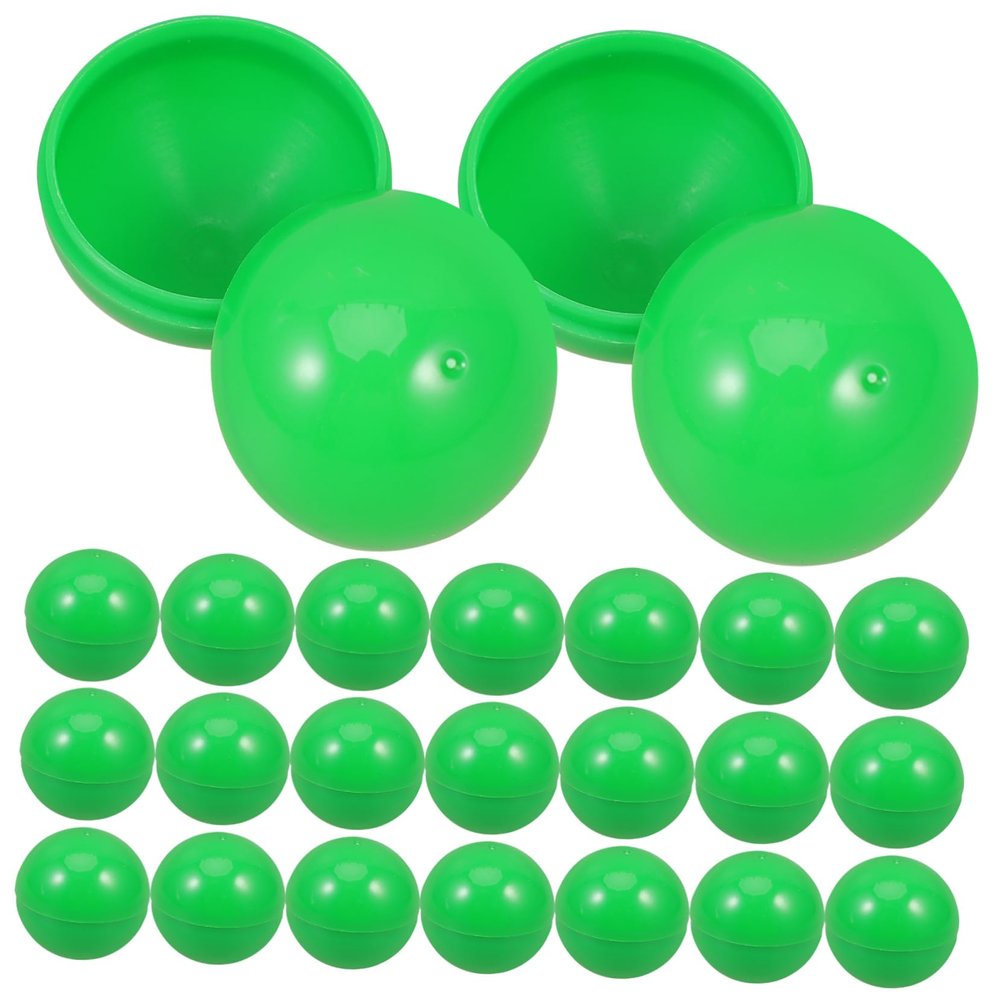 CIMAXIC 50pcs Sphere Game Balls Lottery Balls for Party Games Openable Design Entertainment