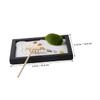 VICASKY Simulated Moss Zen Garden Table Decoration Meditation Sandbox for Home Office view 2