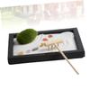 VICASKY Simulated Moss Zen Garden Table Decoration Meditation Sandbox for Home Office view 3