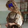 3" Velvet Royal Blue Hair Bows Small Cute Velvet Ribbon Alligator Hair Clips Barrettes Hairpins Wedding Prom Party Dress Decor Accessory for Little Teen Toddler Flower Girls Kids view 3
