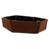 Alasum Foldable Pu Leather Desktop Dice Tray Hexagonal Storage Organizer for Games and Stylish Dice Storage Case for Easy Use and Travel view 1