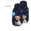 WZYCWBCar Seat Protectors, Car Seat Covers (2 Pack), Protect Sedan, SUV, Truck, Van, Bus, Ferry Seats Cleaning Puppy Blue Rose Pattern view 4
