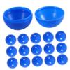 CIMAXIC 50pcs Lottery Game Balls Plastic Seamless Spheres Blue for Party Activity Props Game Supplies view 1