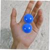 CIMAXIC 50pcs Lottery Game Balls Plastic Seamless Spheres Blue for Party Activity Props Game Supplies view 2