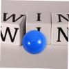 CIMAXIC 50pcs Lottery Game Balls Plastic Seamless Spheres Blue for Party Activity Props Game Supplies view 3