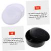 Hohopeti 4pcs Go Chess Pieces Storage Box Black White Holder Lightweight Resin Storage Can with Lid for Chess Lovers and Beginners view 4
