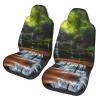 WZYCWBCar Seat Protectors, Car Seat Covers (2 Pack), Protect Sedan, SUV, Truck, Van, Bus, Ferry Seats Cleaning Waterfall View Pattern view 1