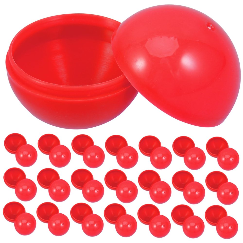 CIMAXIC 50pcs Raffle Balls Openable Numbers Plastic Balls for Party Games Great for Home Party and Events