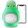 Kids Sleep Training Alarm Clock: App Control Night Light, Silicone, Sunrise Simulation, Rechargeable, Toddler Wake-Up Clock, Cute Penguin view 1