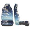 WZYCWBCar Seat Protectors, Car Seat Covers (2 Pack), Protect Sedan, SUV, Truck, Van, Bus, Ferry Seats Cleaning White Clouds Over The sea Pattern view 3