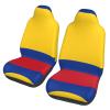 WZYCWBCar Seat Protectors, Car Seat Covers (2 Pack), Protect Sedan, SUV, Truck, Van, Bus, Ferry Seats Cleaning Flag of Colombia Pattern view 1