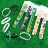 Alomois 60PCs Soccer Party Favor Soccer Silicone Bracelet Soccer Slap Bracelet Tattoos for Sports Themed Birthday Party Decor Goodie Bag Fillers(Soccer) view 4