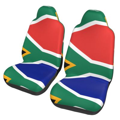 WZYCWBCar Seat Protectors, Car Seat Covers (2 Pack), Protect Sedan, SUV, Truck, Van, Bus, Ferry Seats Cleaning South Africa Flag Pattern