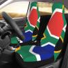 WZYCWBCar Seat Protectors, Car Seat Covers (2 Pack), Protect Sedan, SUV, Truck, Van, Bus, Ferry Seats Cleaning South Africa Flag Pattern view 2