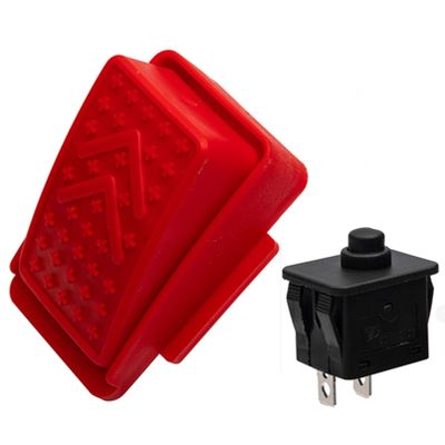 6V 12V 24V Replacement Parts for Ride on Toys Powered Vehicle Foot Pedal Switch 12volt 24volt Kids Ride on Power car Accelerator Button Foot Switch 2 pin Electric Cars Foot Pedal Rese