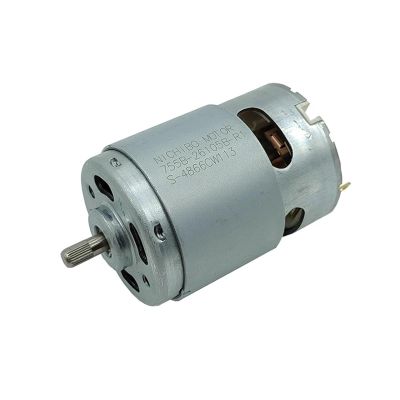 TSIOHKBS RS-755 Electronic Starter DC 12V 18V 24V 36V 6300RPM Large Torque 42mm Electronic Starter Knurled Shaft DIY
