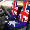 WZYCWBCar Seat Protectors, Car Seat Covers (2 Pack), Protect Sedan, SUV, Truck, Van, Bus, Ferry Seats Cleaning Australian Flag Pattern view 2