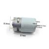 GRS-550WFL6534/75 Carbon Brush electronic starter DC 18V 22000RPM High Speed Cooling Fan view 2
