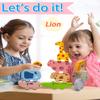 Vaiheng Toys for Toddlers 1-3, Montessori Toys for 1 2 3 Year Old Boys & Girls, Toy Age 2-4 0-2 Kids Baby, 1 2 3 Year Old Girls Boys Gifts, Wooden Animal Blocks Stacking Education Puzzles Toy view 2