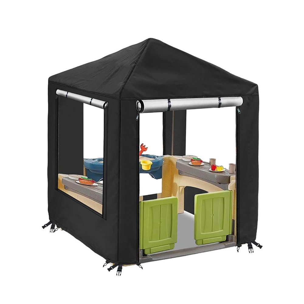 Outdoor Playhouse Protector, Waterproof Playhouse Cover, All-Weather Playhouse Cover, Windproof Playhouse Cover, Kids Playhouse Cover, Playhouse Weather Protector, Toddler Playhouse Cover