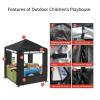 Outdoor Playhouse Protector, Waterproof Playhouse Cover, All-Weather Playhouse Cover, Windproof Playhouse Cover, Kids Playhouse Cover, Playhouse Weather Protector, Toddler Playhouse Cover view 3
