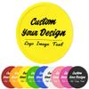 100 Pack Custom Poker Chips, Personalized Your Own Logo/ Image/Text on Chip, Double Sided Full Color Print Custom Drink Chips, Good for Casino Night, Bar Drink Token and Bachelor Party (Yellow) view 1