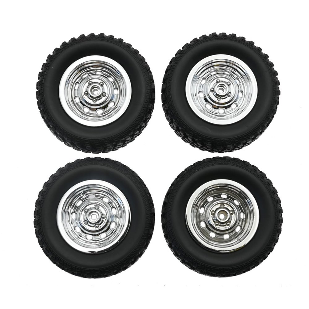 PTILSERY 4pieces Crawler Tires Upgrade Crawler Wheel for MN78/ MN82 Remote Car Modified Remote Control Car Upgrade Accessories