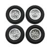 PTILSERY 4pieces Crawler Tires Upgrade Crawler Wheel for MN78/ MN82 Remote Car Modified Remote Control Car Upgrade Accessories view 1