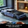 Nifeliz GTRS-35 Sports Car Building Set, 1:14 Scale Collectible Model Set for Display, Gift for Adult Car Enthusiasts (1323PCS, NF10285) view 2